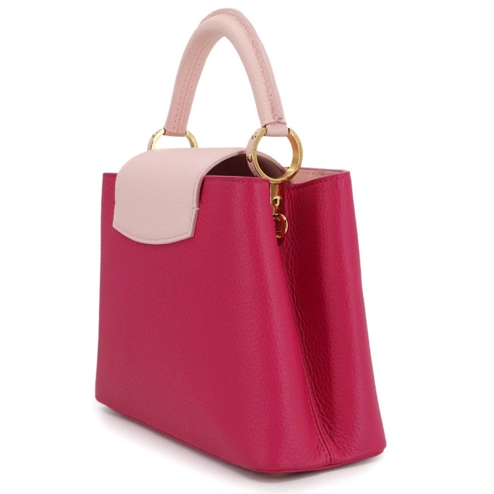 LOUIS VUITTON Capucines BB 2way Hand Shoulder Bag Taurillon Pink 90302134 - Picture 10 of 11